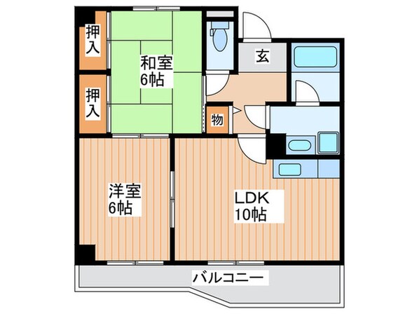 ビアンカ諸口の物件間取画像